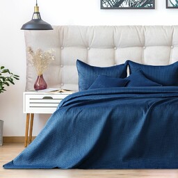 AmeliaHome Narzuta na łóżko Carmen darkblue, 220 x