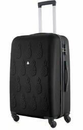 Duża twarda walizka (80 L ) czarna -