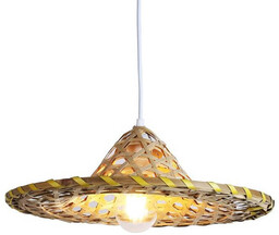 Pleciona lampa zawieszana Boho ABR-LWBRA Abruzzo do jadalni