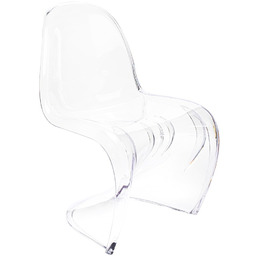 Krzesło hover pc transparentne - poliwęglan king home