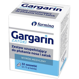 Gargarin Zatoki Zestaw uzupełniający do płukania nosa
