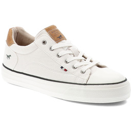 Mustang Białe Trampki Wygodne Sportowe Obuwie Damskie