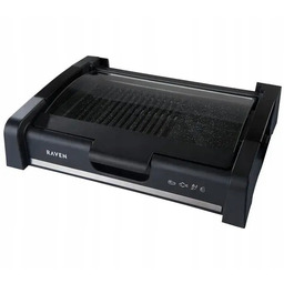 Grill elektryczny stołowy Raven EGE001N 875cm2 z powłoką