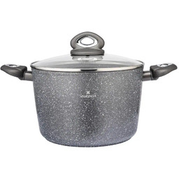 Garnek Indukcja 3,2 L Aluminiowy Z Pokrywką Dyflon