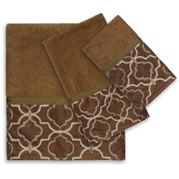 Popular Bath Ręczniki kąpielowe, kolekcja spindon, zestaw 3-częściowy,