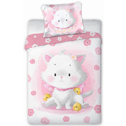 Pościel bawełniana kotek PPF-18