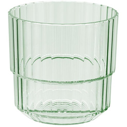 Szklanka z tritanu LINEA, kolor zielony 220 ml,