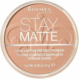 Rimmel Stay Matte Puder do Twarzy, Ciepła 010,