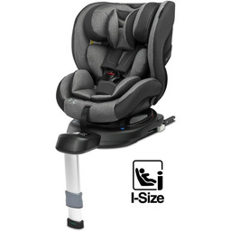 Caretero FOTELIK RIO I-SIZE 0-22 GREY (40-105cm)