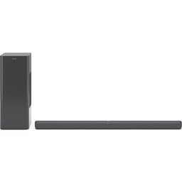 PHILIPS Soundbar TAB8200/10 Szary 2.1-kanałowy, Bezprzewodowy Subwoofer, HDMI