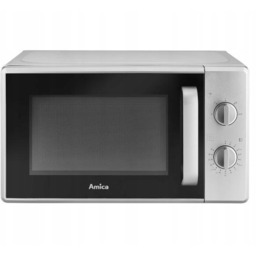 2x Kuchenka mikrofalowa Amica AMGF20M1S 700W 20L Srebrny