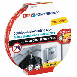 Tesa Ultra Strong Dwustronna piankowa taśma montażowa 5m