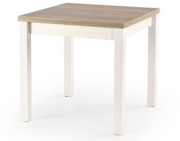 Stół 80x80 rozkładany Gracjan sonoma biały Halmar