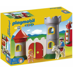 Playmobil 1.2.3, klocki Mój pierwszy zamek rycerski, 6771