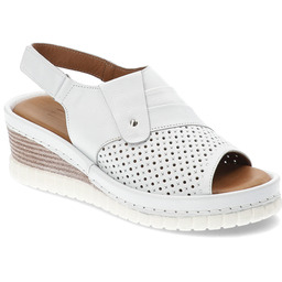 Artiker Białe Sandały Modne Obuwie Damskie