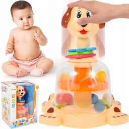 Bąk dla Dzieci Kolorowe Piłeczki Karuzela Sensoryczna 12m+