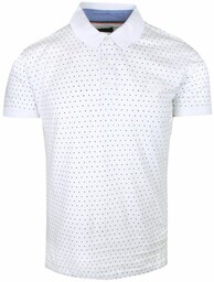 Koszulka Polo, Męska - Pako Jeans - Biała