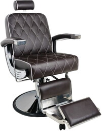 GABBIANO FOTEL BARBERSKI IMPERIAL BRĄZOWY