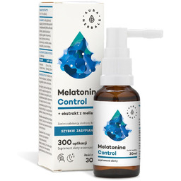 Melatonina Control + Melisa ekstrakt, Aerozol, Aura Herbals,