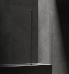 Parawan nawannowy dwuskrzydłowy 120x150 cm /5 mm otwierany