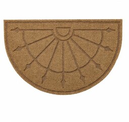 Wycieraczka PATIO 1099 półokrąg antypoślizgowa, zewnętrzna, wewnętrzna,