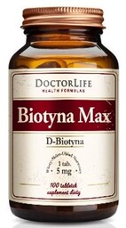 DOCTOR LIFE_Biotyna Max D-Biotyna 5mg suplement diety 100
