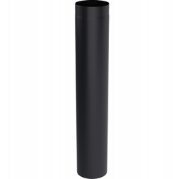 Rura spalinowa kominowa fi180 100cm czarna 180 mm