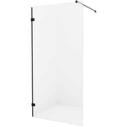 Czarna ścianka prysznicowa 70 cm EXK-1804 Avexa Black