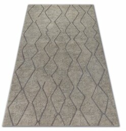 Dywan SOFT 8050 ZYGZAK BOHO krem / jasny