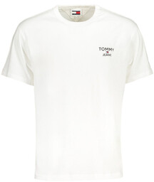 BIAŁY T-SHIRT MĘSKI Z KRÓTKIM RĘKAWEM TOMMY HILFIGER