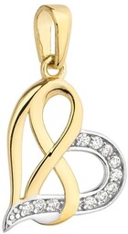 Zawieszka Złota Diamentowany Kotek pr 585