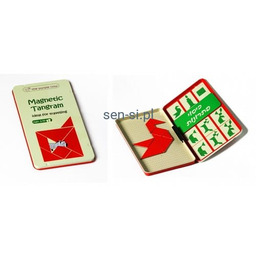 Tangram magnetyczny - gra podróżna
