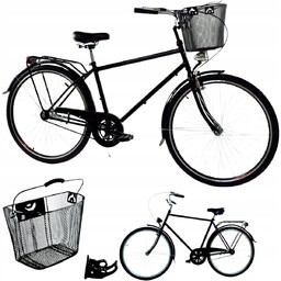 Rower Retro Miejski Koła 28'' Męski Stalowa Rama