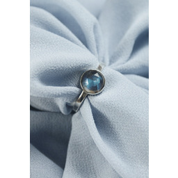 Pakamera Srebrny pierścionek z labradorytem- Labradoryt