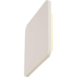 SLV PLASTRA SQUARE lampa gips/stal biała