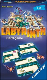 Ravensburger - Labirynt Travel Card Game, labirynt, gra
