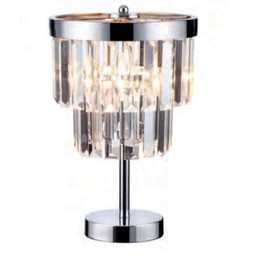 Lampa stołowa Vetro 1xE14 transparentna/srebrna LP-2910/1T - Light