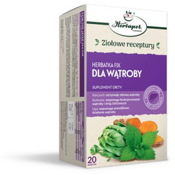 HERBAPOL Herbatka Fix Dla wątroby, 20x2g