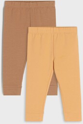 Sinsay - Legginsy 2 pack - Żółty