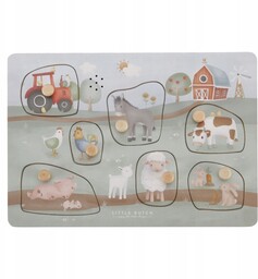 Little Dutch: puzzle dźwiękowe Little Farm