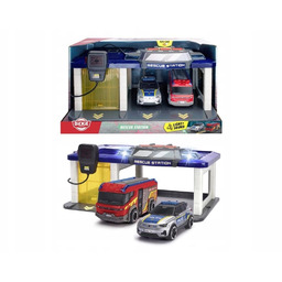 Zestaw Dickie Sos Toys Stacja ratunkowa komisariat straż