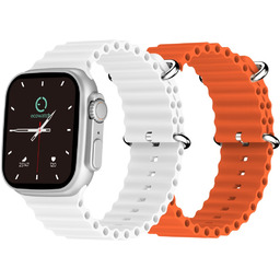 Smartwatch EcoWatch EW2 Srebrny 1.95" Ips 230mAh Pulsoksymetr