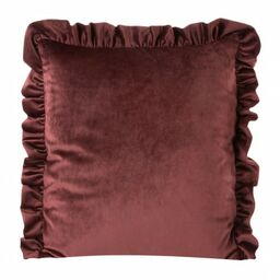 POSZEWKA DEKORACYJNA FALBANA 45x45cm czerw. A017446