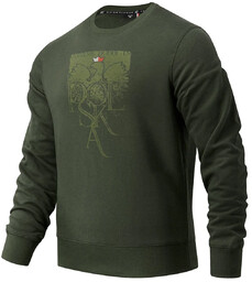 Extreme Hobby Bluza Bez Kaptura Crewneck Patriot Khaki