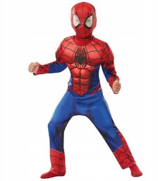 Strój Marvel Spider-man z muskułami kostium licencjonowany 128