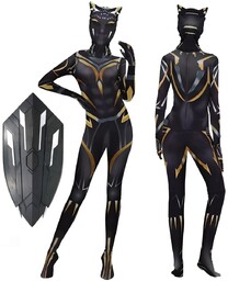 Strój Kostium Czarna Pantera Cosplay 122/128