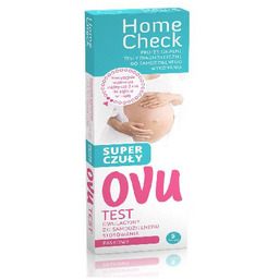 OVU Test owulacyjny super czuły test paskowy, 5sztuk