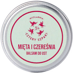 Cztery Szpaki, balsam do ust, mięta i czereśnia,