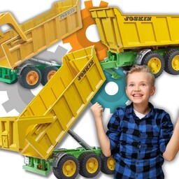 Duża Przyczepa Wywrotka Rolnicza Ciężarówka Podnoszona Auto Skala