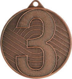 Medal brązowy z numerem 45mm MMC4503